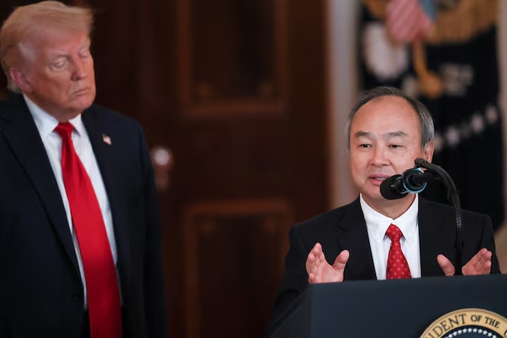 软银首席执行官孙正义（特朗普的高尔夫球友）